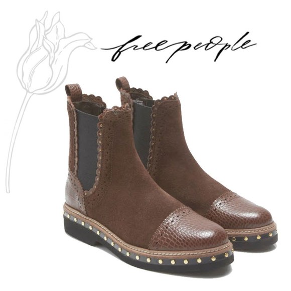 FREE PEOPLE Atlas Studded Chelsea Bootie - Picture 1 of 12